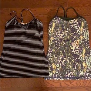 2 Lululemon Power Y Tanks; gently used